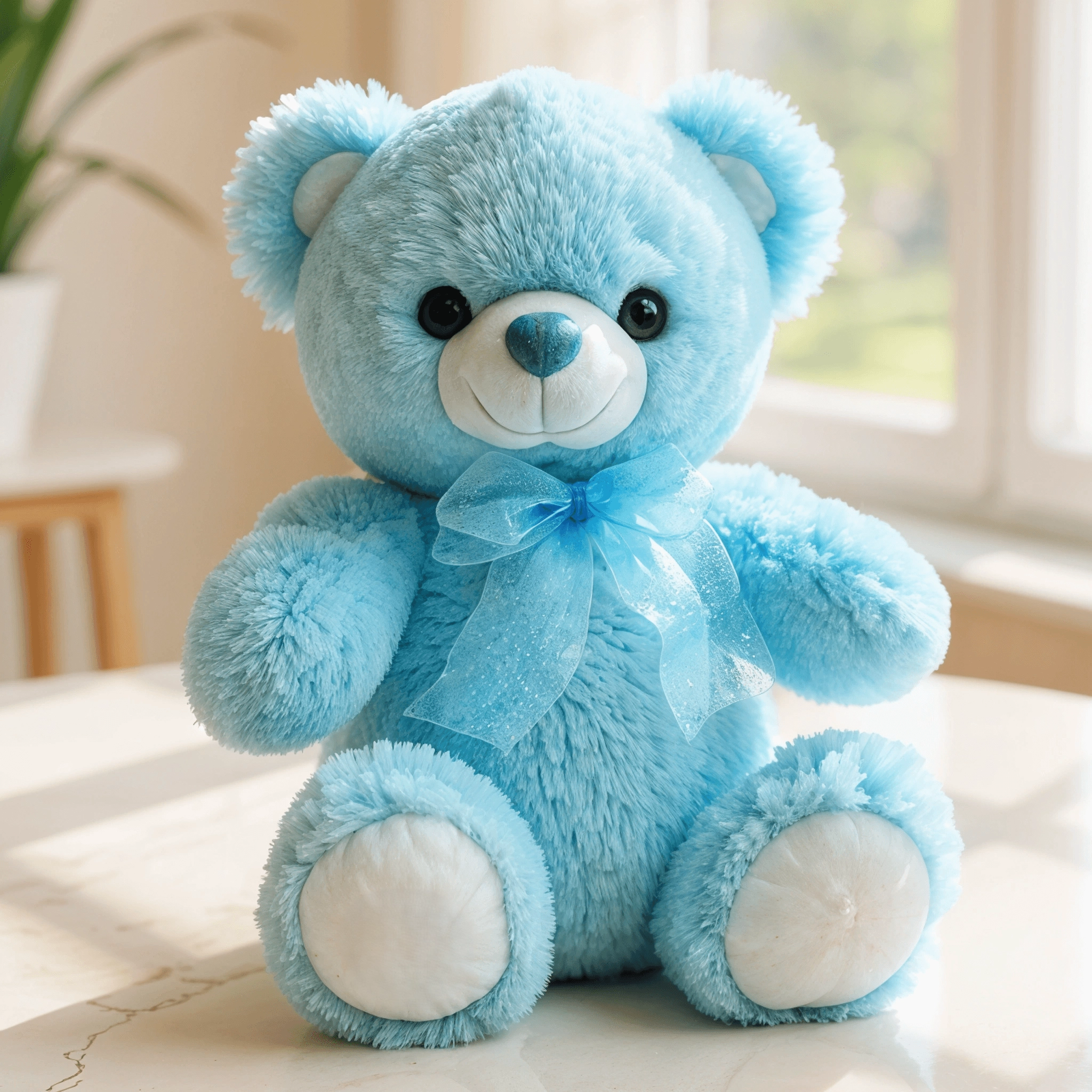 Blue Teddy Bear - Small