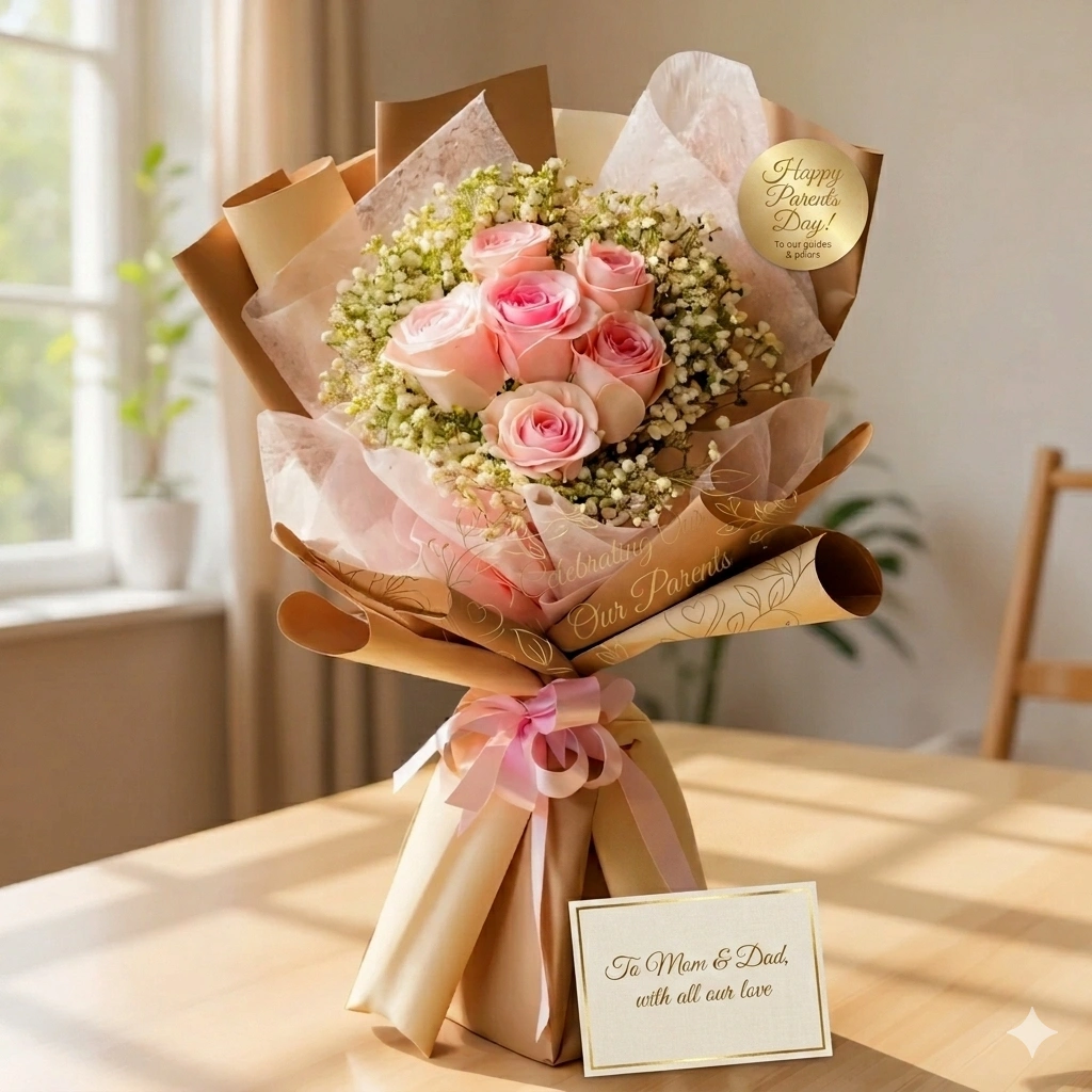 6-pink-roses-bouquet-for-parents-day-2