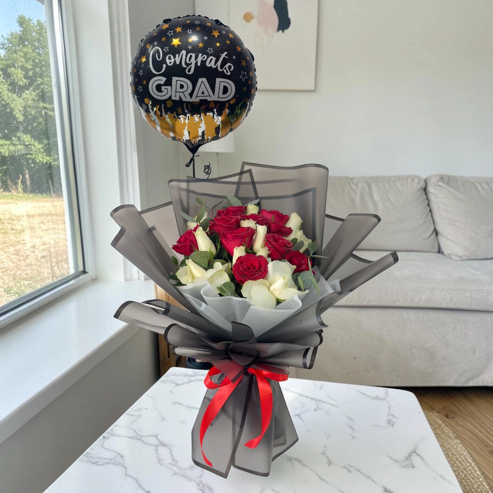 Graduation-Grace–Rose-&-Balloon-Combo-2