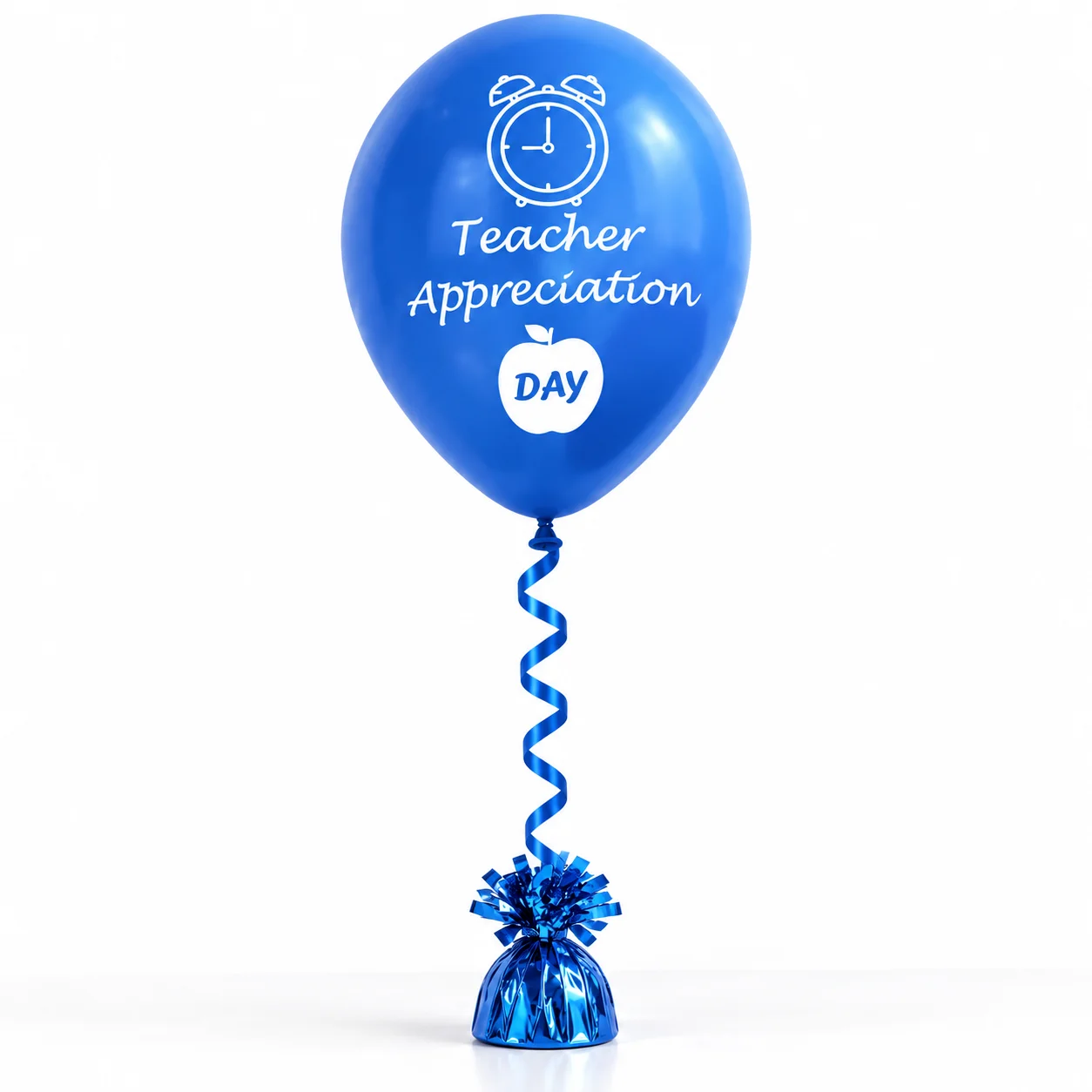 Teacher Appreciation Day Balloon Bouquet with colorful balloons, a thoughtful gift from RoseCharmFlowers for teachers.