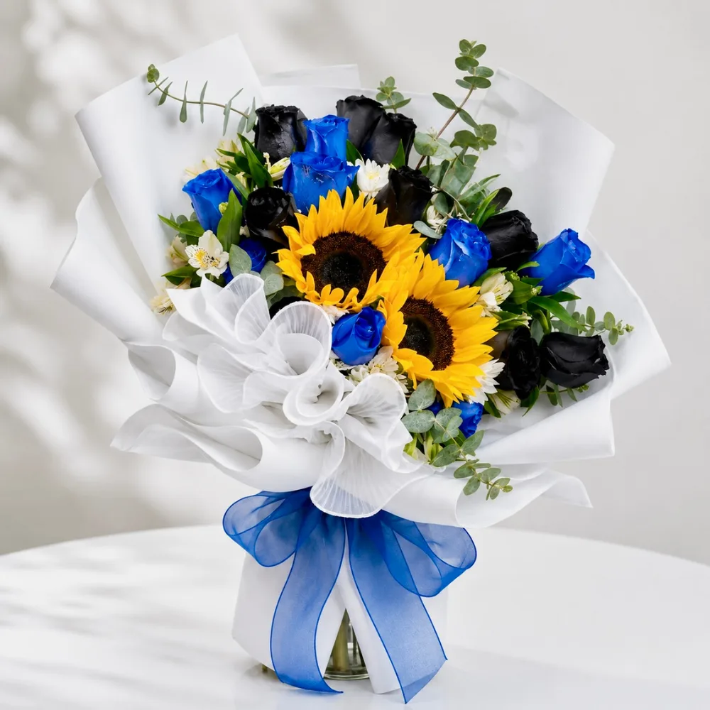 bold-fathers-day-sunflower-roses-bouquet-2