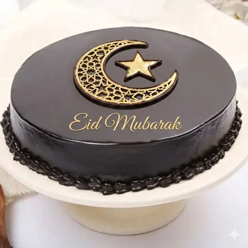 Eid Al Adha Chocolate Marble Truffle Cake for Festive Celebrations