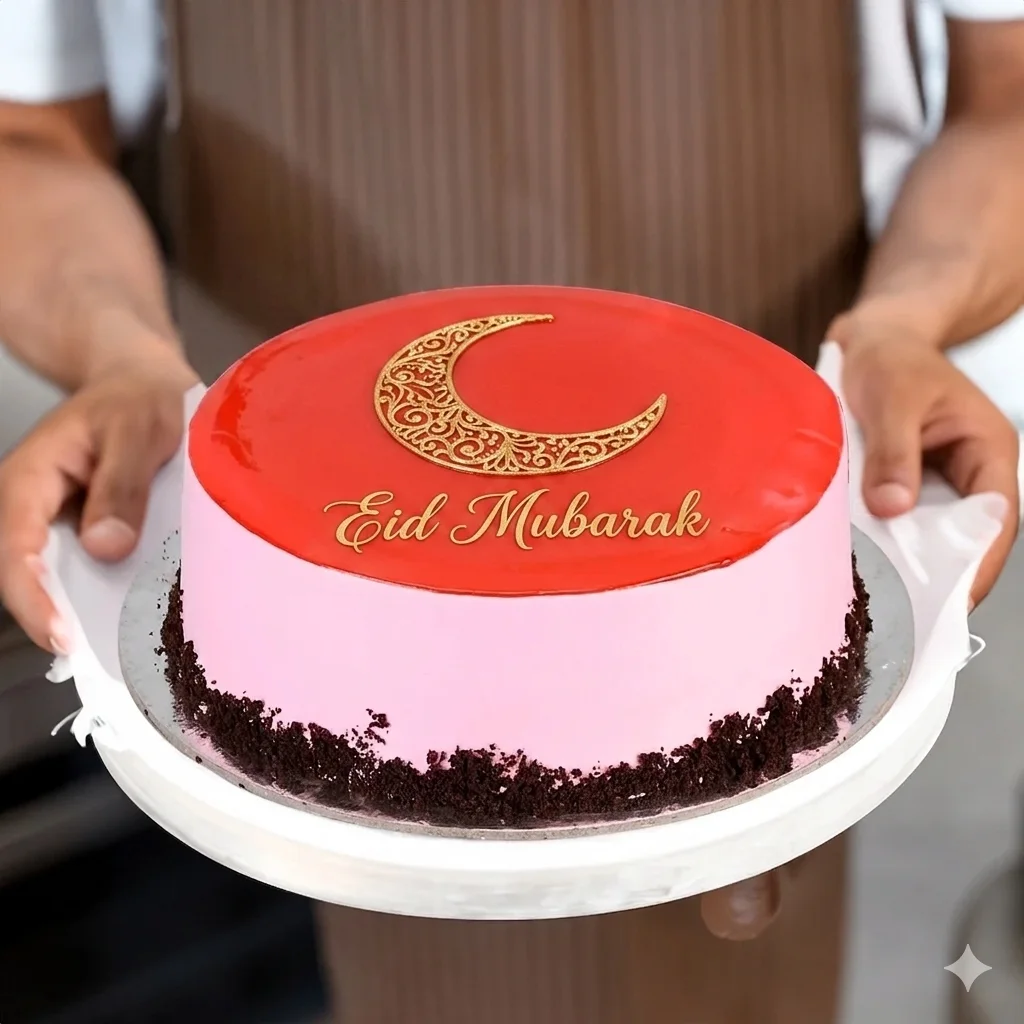 Eid Al Adha Strawberry Celebration Cake for Festive Gatherings