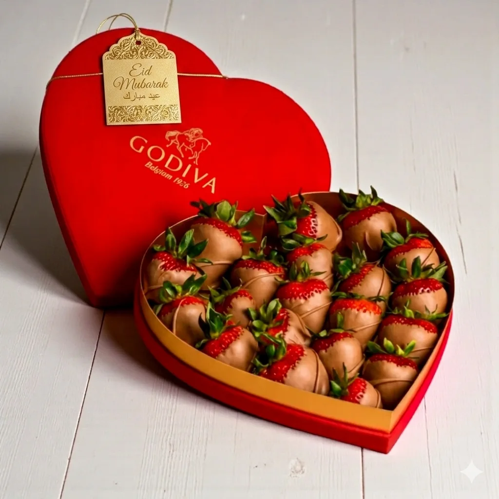 Eid Godiva Chocolate Covered Strawberries Gift